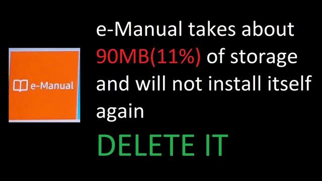 SAMSUNG TV DELETE PREINSTALLED APP (DEVELOP MODE) смотреть онлайн