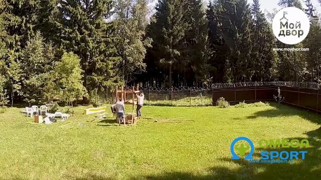 Обзор. Сборка детской площадки MoyDvor Версаль смотреть онлайн