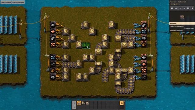 Factorio Time-lapse. Более 1 ЧАСА на Испытание "Конвейерное безумие". Первая серьёзная головоломка. смотреть онлайн