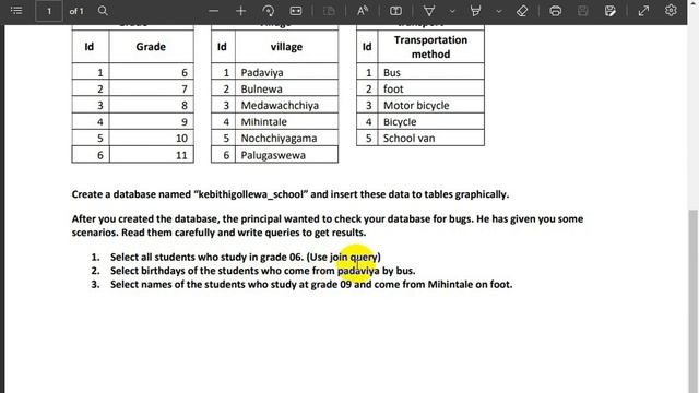 How to Use Join Queries In SQL Queries | DBMS Question Set 10 | #Kusal_Gunawardana смотреть онлайн