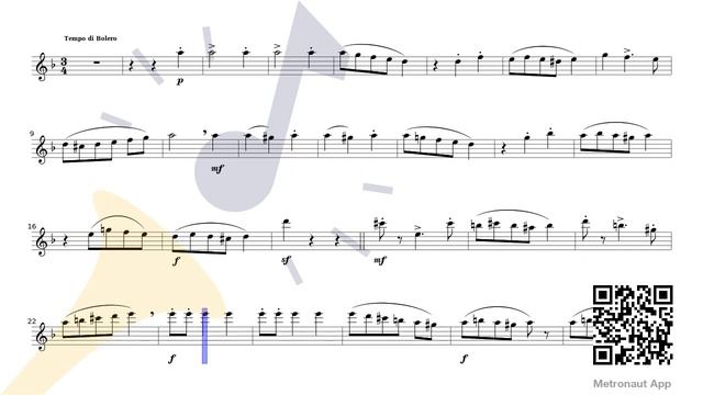 Popp - 6 Vortragsstücke Op.437 - 4. Spanish Dance [Flute Sheet Music] смотреть онлайн