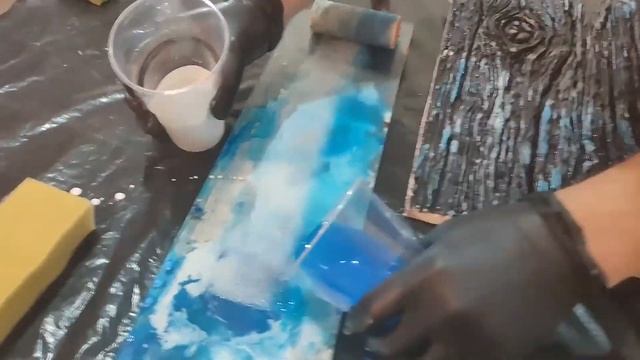 Мастер-класс - Гранж, текстура дерева из обычной гипсовой штукатурки смотреть онлайн