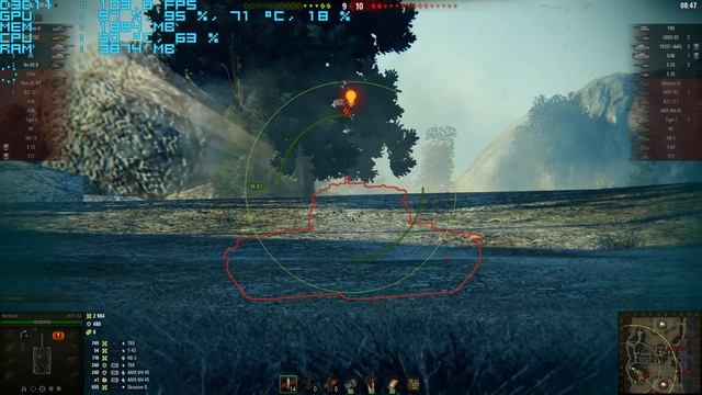 ULTRA HIGH Тест FPS на MSI GTX 1060 6 GB с ИСУ-152 в World Of Tanks смотреть онлайн