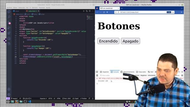 ? Como usar JavaScript en Web Server con ESP32 y ESP8266 смотреть онлайн