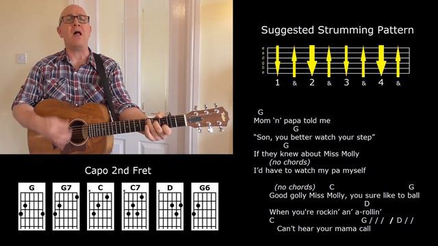 How to Play 'Good Golly Miss Molly' - Little Richard - Play Along Lesson - Jez Quayle смотреть онлайн