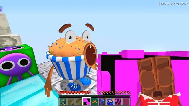 ? ЭПИЧНАЯ БИТВА: ФИОЛЕТОВЫЙ Лаки Блок vs РОЗОВЫЙ Лаки Блок в Майнкрафт! РАДУЖНЫЕ ДРУЗЬЯ ЧОКО смотреть онлайн