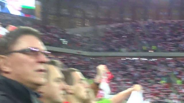Hymn Republic of Poland. Football. Poland vs Denmark. Gdansk, Poland. 14.08.2013. FULL HD смотреть онлайн