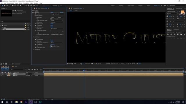After Effects Tutorial - Christmas Text Animation in After Effects смотреть онлайн