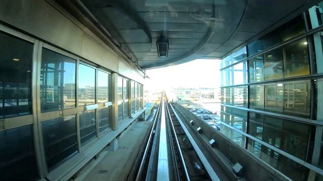 ⁴ᴷ⁶⁰ JFK AirTrain Front Window View - The Airport Terminals Loop Line (7 Hours) смотреть онлайн