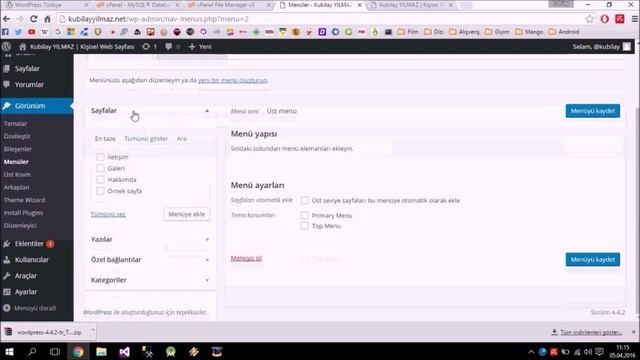 İçerik Yönetim Sistemleri (WordPress,Joomla) смотреть онлайн