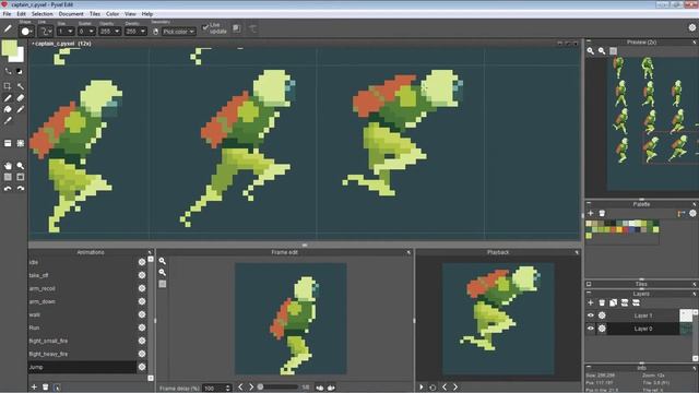 Pixel Art Animation: Jump Cycle смотреть онлайн