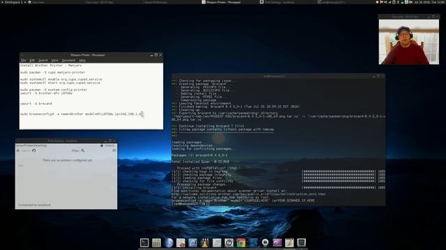 Installing Your Brother Printer in Manjaro/Arch смотреть онлайн