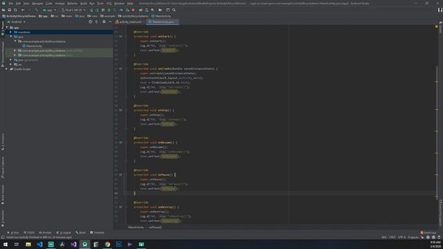 Totul despre ciclul de viață al activităților | ANDROID DEVELOPMENT смотреть онлайн