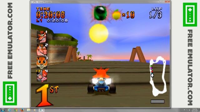 ePSXe Emulator 1.9.0 | Crash Team Racing [1080p HD] | Sony PS1 смотреть онлайн