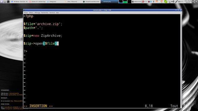 Extraire un zip avec PHP ! смотреть онлайн
