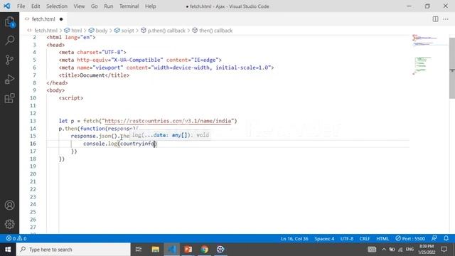 Fetch api in JavaScript | Fetch api | JavaScript for beginners |JavaScript Fetch api смотреть онлайн