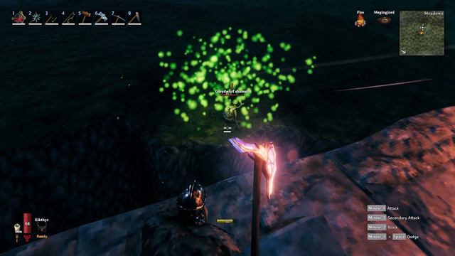 Valheim - Hearth and Home: How to efficiently wield the crystal battle axe смотреть онлайн