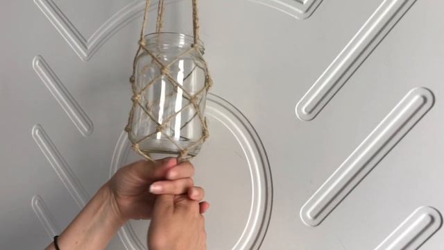 DIY Knotted Mason Jar // 2 Variations // Easy Macrame Knots смотреть онлайн