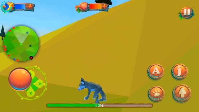Wolf simulator Fantasy Jungle (By Kooky Games) Action Mobile Game Walkthrough Android Gameplay HD смотреть онлайн