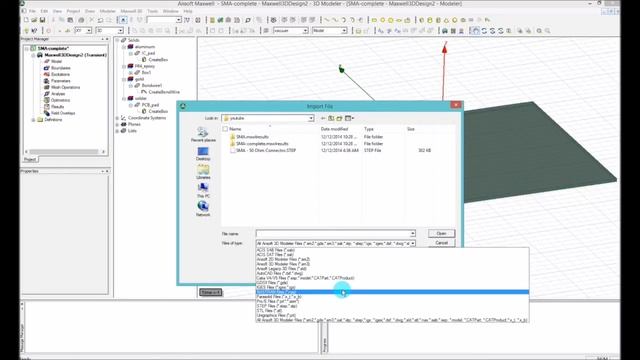 108 - Ansys Maxwell - Importing 3D model смотреть онлайн