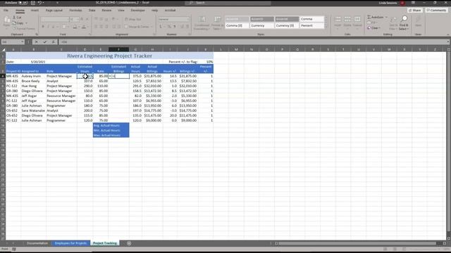 Excel Module 2: Rivera Engineering смотреть онлайн
