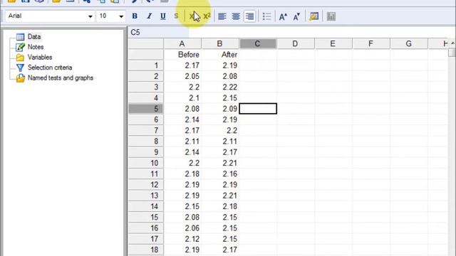 Paired Samples t Test by using MedCalc смотреть онлайн