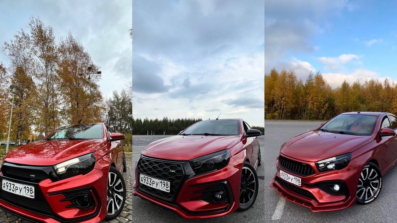 ЮРОЛ-ТЮНИНГ. БАМПЕР X-MUG 2.0 ДЛЯ ВЕСТА СЕДАН. смотреть онлайн