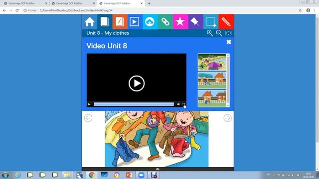 Kids Box 1 Unit 8 p 57 смотреть онлайн
