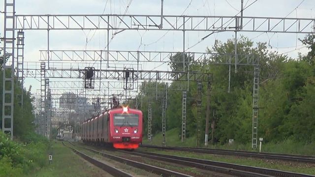 Электропоезд ЭД4МКМ-0007 Аэроэкспресс сообщением Москва - Аэропорт Домодедово смотреть онлайн