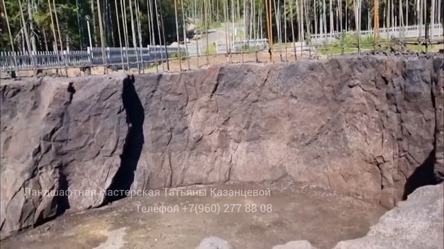 Создание грота из искусственного камня.