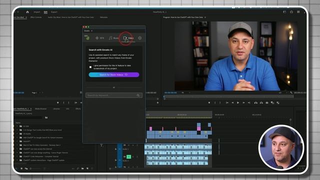 Save Time Editing in Adobe Premiere Pro - Introducing Envato's New AI Extension смотреть онлайн