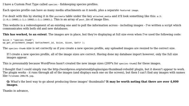 Wordpress: Resizing thumbnails retrospectively смотреть онлайн