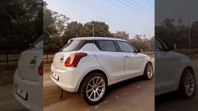 Suzuki Swift modified with alloy wheels video (2021) смотреть онлайн