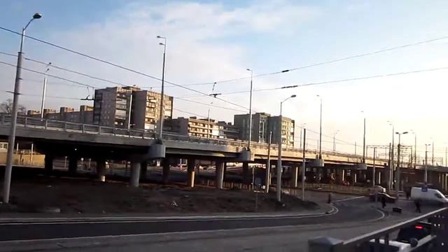 Калининград. Новый мост у Московского проспекта смотреть онлайн