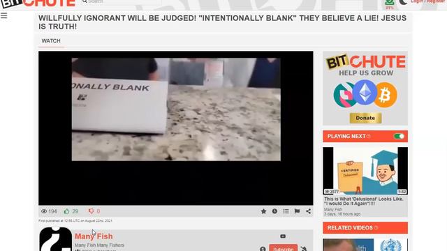 Willfully Ignorant Will Be Judged! '!ntentiona!!y Blank' They Believe a Lie. Jesus is Truth! смотреть онлайн
