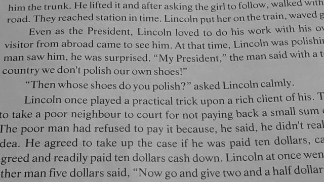 class 6 English future step book lesson 9 Abraham Lincoln смотреть онлайн