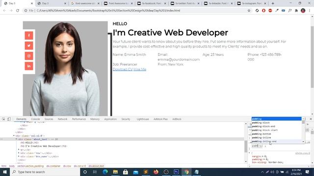 Bootstrap v5 Section Design Idea Day : 3 смотреть онлайн
