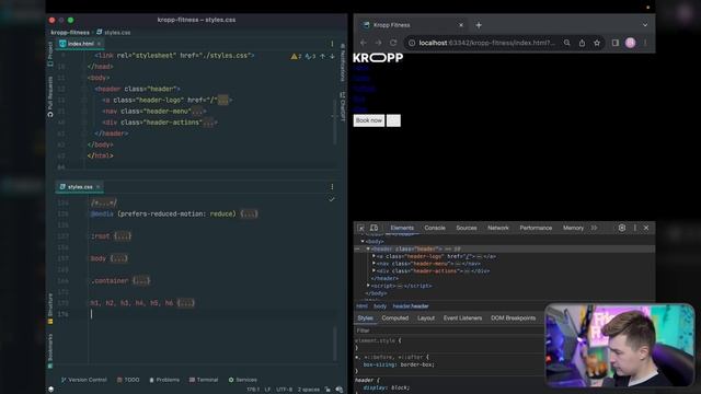#1 Адаптивная верстка сайта с нуля для начинающих | HTML, CSS, Figma на практике | Анализ макета смотреть онлайн