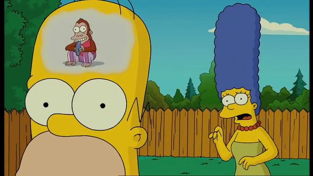 Mose Mai Monkey - The Simpsons Movie (Homer's train of thought) смотреть онлайн
