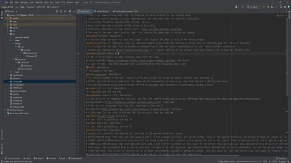 Урок #2 Minecraft Forge 1 19 2 формирование ID мода и мода как такового