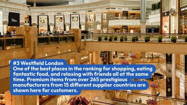 TOP 5 shopping centers in London