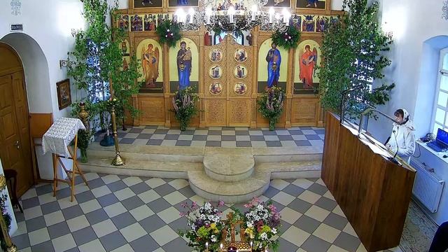 Троицкая родительская суббота. Божественная литургия, Панихида смотреть онлайн