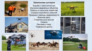 2023 Курс: «Аэротехнологии». Урок 2. Беспилотные летательные аппараты или БПЛА.