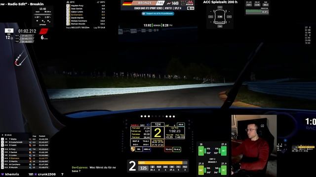 ACC LFM Season 8 Coach Dave GT3 Sprint - Watkins Glen 2 - Pos. 13-8 - wo Topspeed? смотреть онлайн