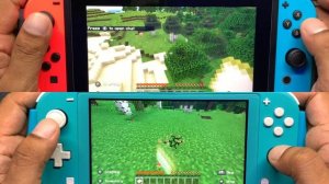 Minecraft | Nintendo Switch Vs Nintendo Switch Lite | Gameplay