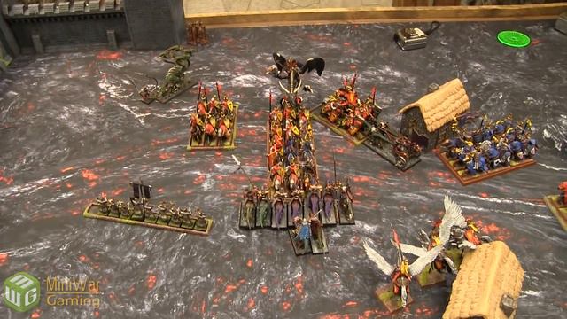 Bretonnia vs Dark Elves Warhammer Fantasy 6th Edition Battle Report - Older World Wars Ep 5 смотреть онлайн
