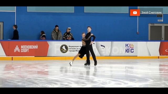 ЯРЧЕ ВСЕХ! Милана Жабина и Дмитрий Пекин. Танцы на льду. Кубок Москвы 2023 смотреть онлайн