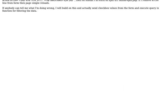 Wordpress: Sending variable from ajax on form submit смотреть онлайн