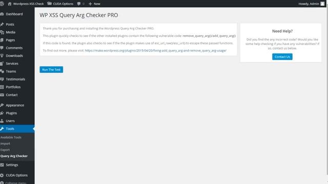 Wordpress Query Arg Checker смотреть онлайн