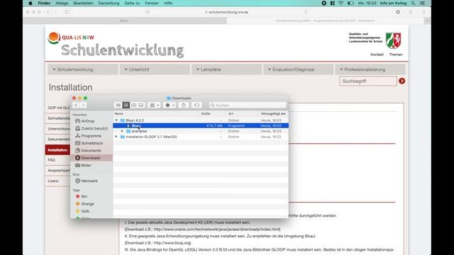 BlueJ & GLOOP installieren Mac OS X (InfoAmKolleg) смотреть онлайн